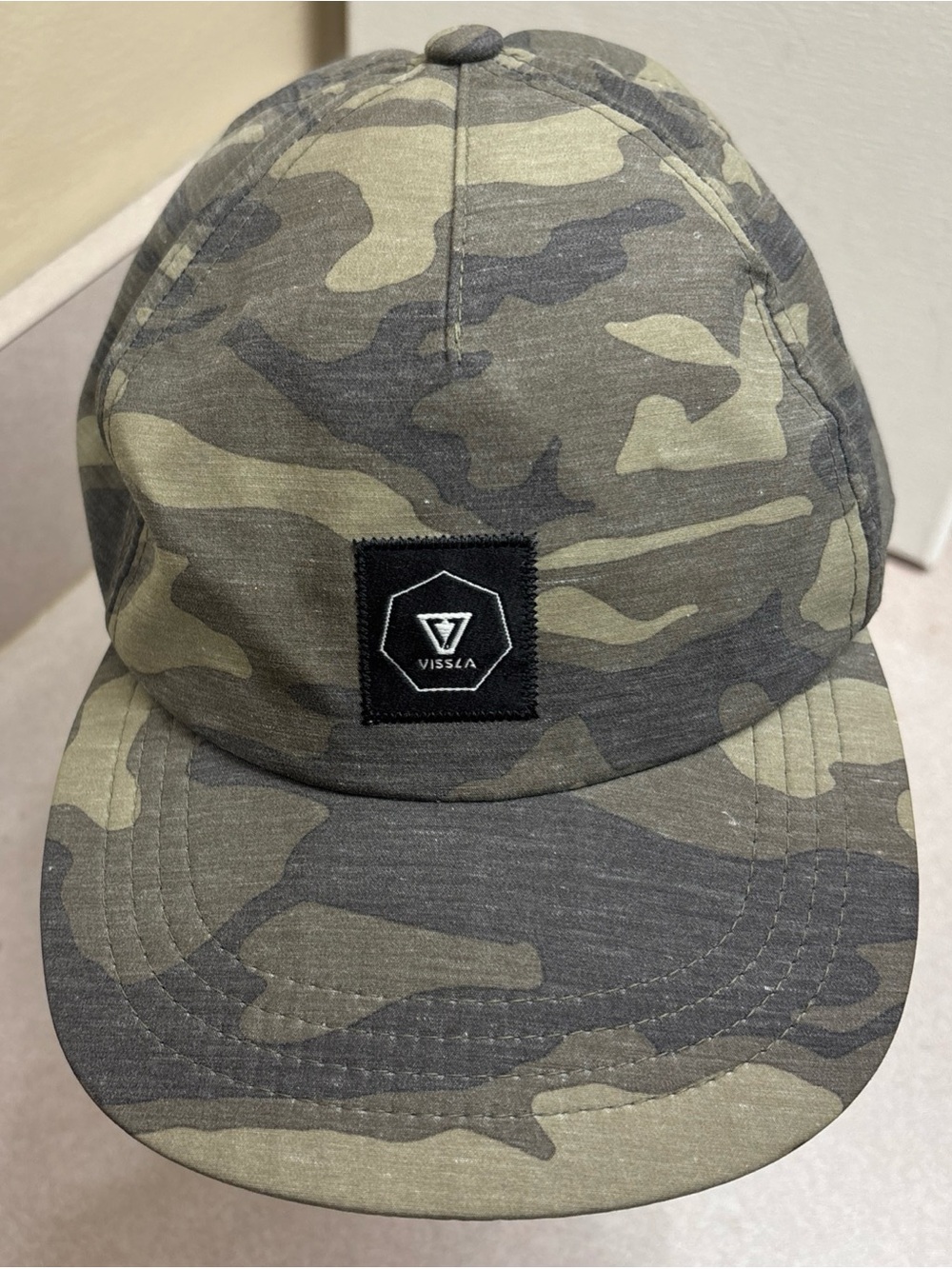Vissla Hat Cap Snapback Camo Skate Skateboards Adult Patch Retro Adjustable